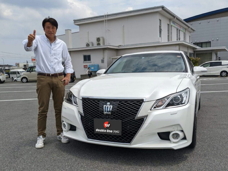 中部地方T様 | TOYOTAクラウンハイブリッドアスリートGご納車