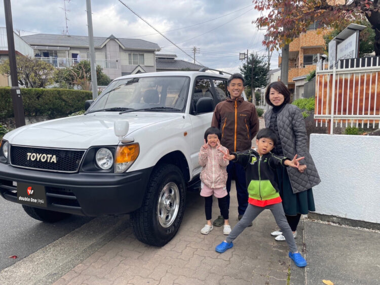 岐阜N県様｜TOYOTAランドクルーザープラドのご納車