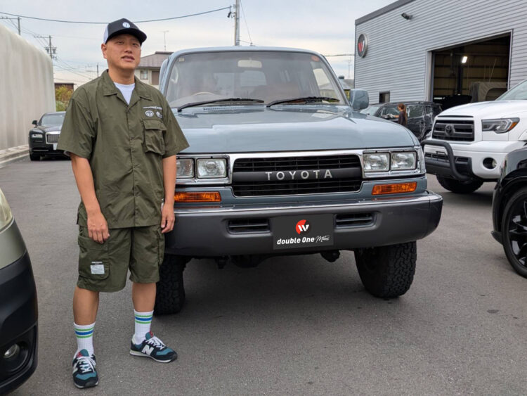 千葉県N様｜トヨタランドクルーザー80のご納車