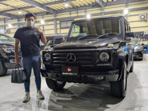 福岡県A様｜メルセデスベンツG350BTのご納車 サムネイル画像