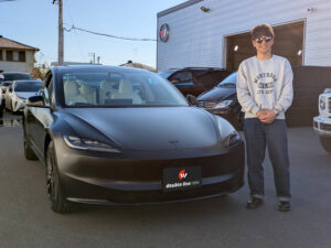 大阪府M様｜テスラモデル３のご納車 サムネイル画像