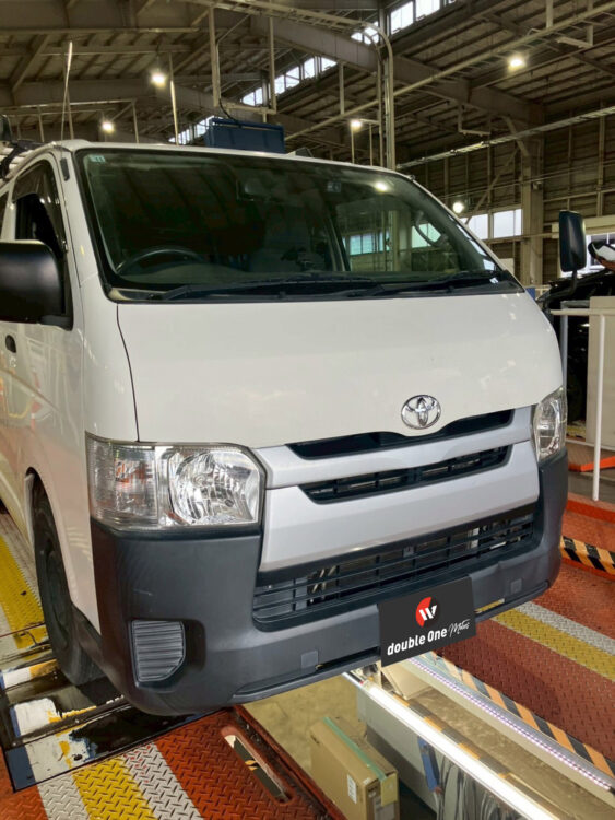 トヨタハイエースバン継続車検のご依頼