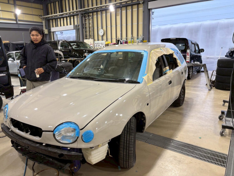 スプリンターカリブ（ロッソ）オールペイント