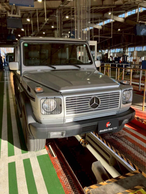 メルセデスベンツG320L｜予備検査