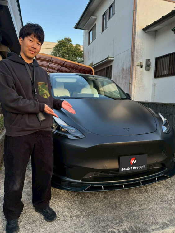 宮崎県Ｏ様｜テスラ モデルＹのご納車