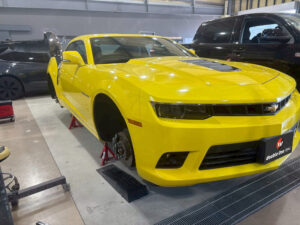 CHEVROLETカマロ・ホイール＆スポイラーの塗装 サムネイル画像